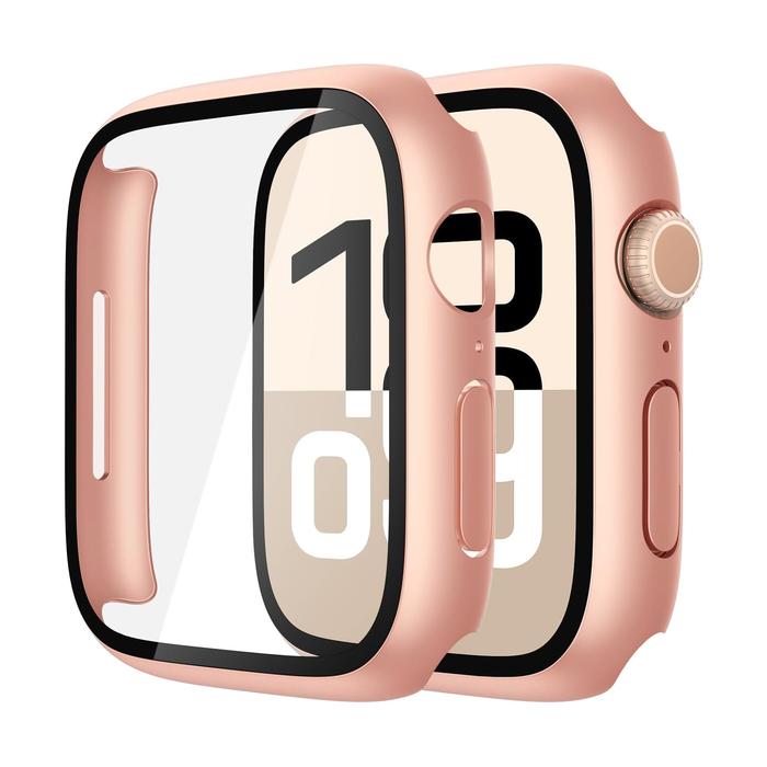 Gambar Case Apple Watch 10 46mm 42mm Getgard Slim Casing Tempered Glass - Rose Gold Glass, 46mm dari GET-WID undefined Tokopedia