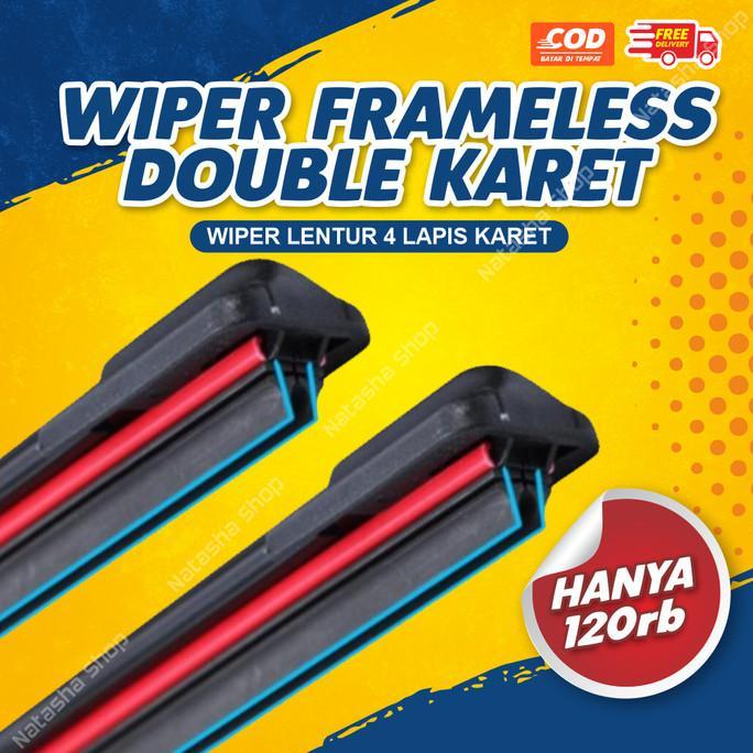 Gambar New | Wiper Dual Karet Double Blade Frameless Universal Semua Tipe Mobil Promo - Mobil Tipe Lain dari Cruise Auto Ace undefined Tokopedia