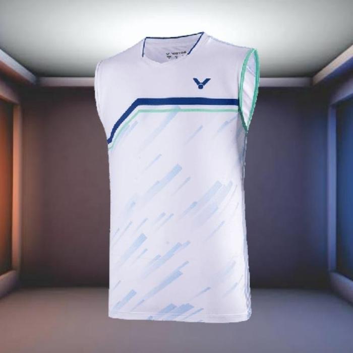 Gambar Ready Victor T-30003 Jersey Tournament Series | Kaos Badminton Victor - Putih, M dari tokotokitutt undefined Tokopedia