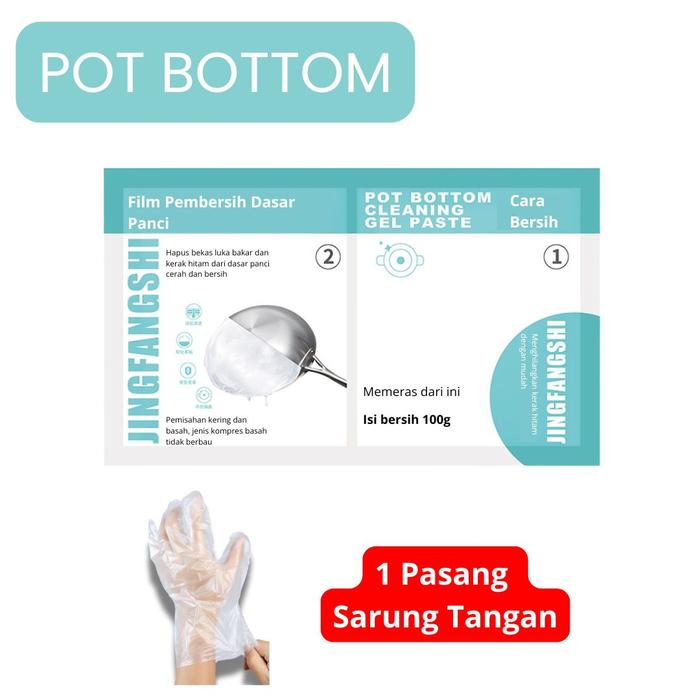 Gambar Pembersih Kerak Panci Wajan Gosong Instan Bottom Pot Cleaner - POT BOTTOM dari Pelayan Anda undefined Tokopedia