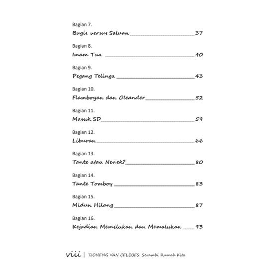 Gambar 3 - Tjoneng Van Celebes: Serambi Rumah Kita