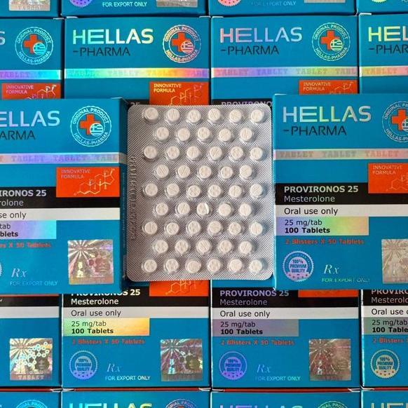 Gambar New Provironos 25 Proviron Hellas-Phm Original - 50tbs dari Buri Marts undefined Tokopedia