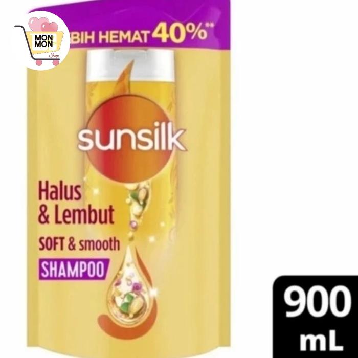 Gambar SUNSILK SHAMPOO SOFT & SMOOTH REFILL 900 ML / SUNSILK KUNING - REFILL KUNING dari MON MON STORE_NEW undefined Tokopedia