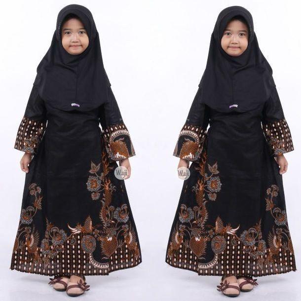Gambar Gamis Batik Anak Anak Perempuan Terbaru Baju Muslim Syari Anak Cewek - MOTIF D, M dari mizie sop undefined Tokopedia