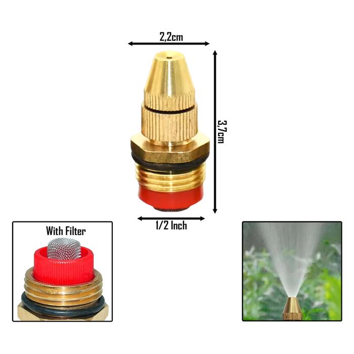 Springkel Kuningan Jual Water Mist Sprinkler Kuningan 1/2 Inch Spuyer Kabut Embun Spray ...
