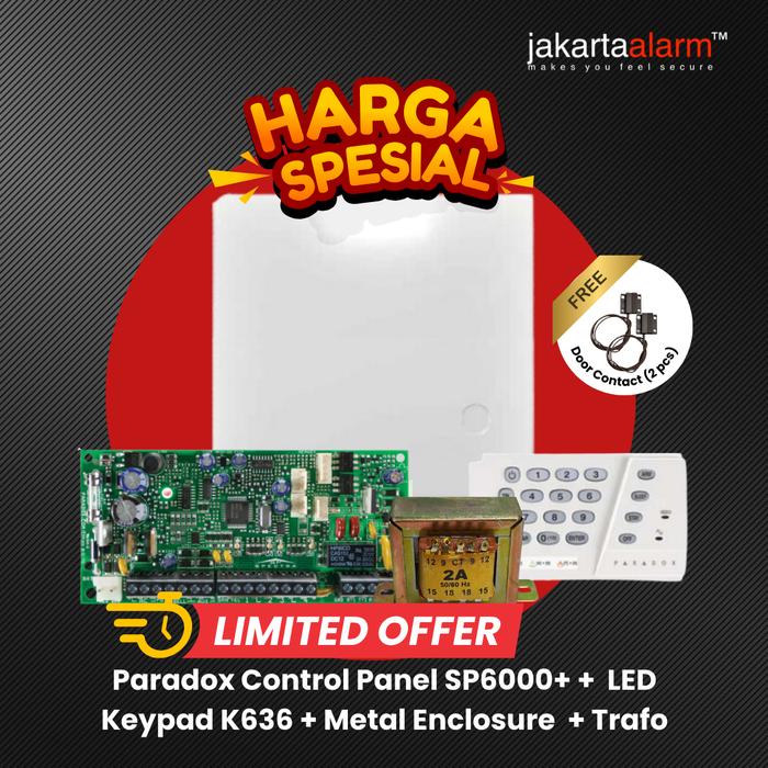Gambar Alarm Control Panel 8 Zone Paradox SP6000 Spectra - Promo Bundling2 dari jakartaalarm Official Store undefined Tokopedia