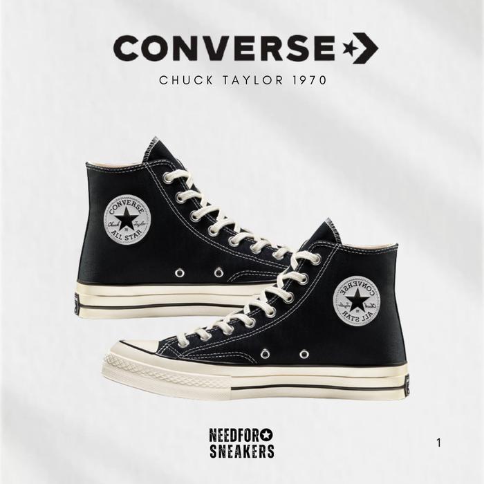 Gambar SEPATU CONVERSE CHUCK TAYLOR 70S HI BLACK WHITE EGRET - 36 dari Need for sneakers undefined Tokopedia