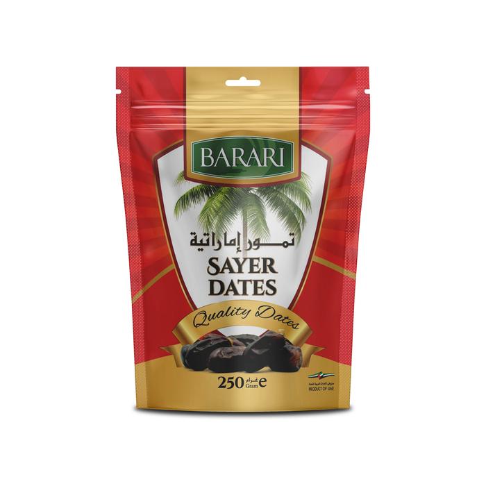 Gambar BARARI Sayer Pouch Kurma Emirat Premium Dates High Quality Tekstur Lembut dan Manis - 250gr dari Barari Indonesia undefined Tokopedia