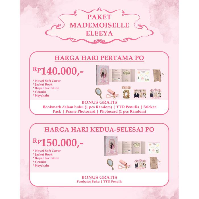 Gambar PRE ORDER - La Fleur De Lamour - Elyeraa - Akad - Bumifiksi - MADAMOISELLE, HARI PERTAMA PO dari BumifiksiJogjakarta undefined Tokopedia