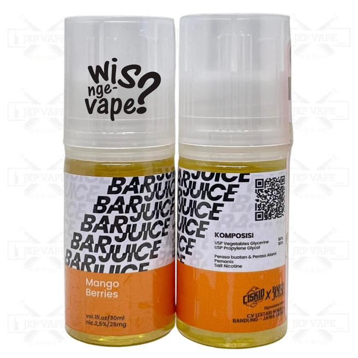 Gambar Barjuice Saltnic 30ml 25mg - Bar Juice Liquid Salt By BandungRaya - Manggo Beries dari JKP Vape Store undefined Tokopedia