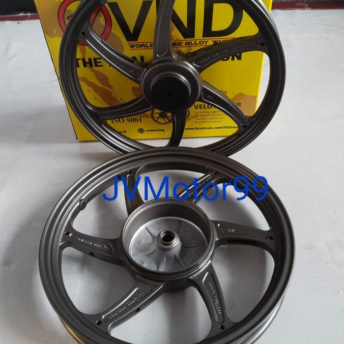 Gambar Velg racing Vnd Six star V1 1.40x17 & 1.60x17 Beat /scoopy /genio - titanium dari JV MOTOR 99 undefined Tokopedia