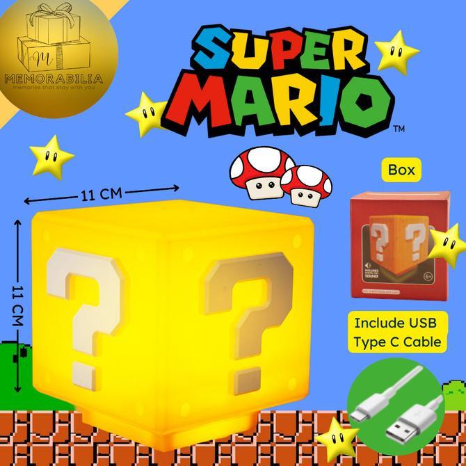 Gambar Mainan Anak Super Mario Lampu Tidur Meja Hadiah Kado Ulang Tahun Night Lamp - SuperMarioLamp dari arcmerch undefined Tokopedia