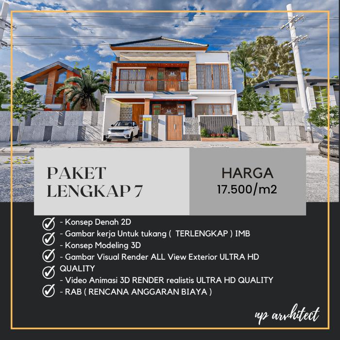 Gambar [TERMURAH] JASA DESAIN RUMAH ARSITEKTUR & SIPIL RAB,IMB,INTERIOR,EKSTERIOR,PAKET LENGKAP - PAKET 7 dari NParchitect undefined Tokopedia