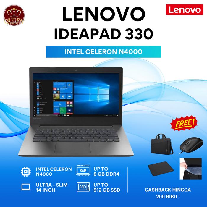 330 Intel Lenovo Ip 330 N4000 Jual Laptop Lenovo Ideapad 330 Intel