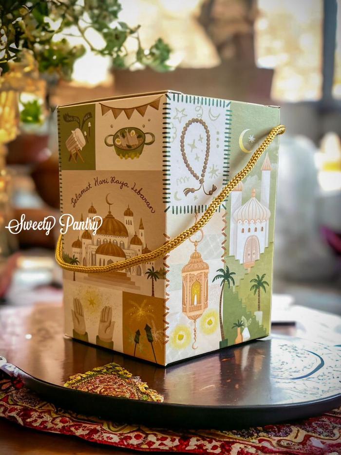 Gambar TBIF 14 - Box Toples Lebaran Kotak Kue Kering Dus Cookies Idul Fitri - ARABAIN dari Sweety Pantry undefined Tokopedia