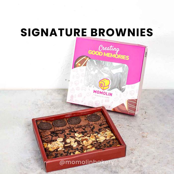 Gambar Momolin Bakery Brownies Mix Topping Signature Brownies Panggang Coklat - Standart dari Momolin Bakery undefined Tokopedia