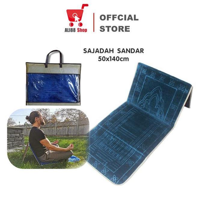 Gambar Sajadah Lembut Ali88 Sajadah Duduk / Sajadah Lipat / Sajadah Sandar 50X140Cm - emas dari Shiren Stars undefined Tokopedia