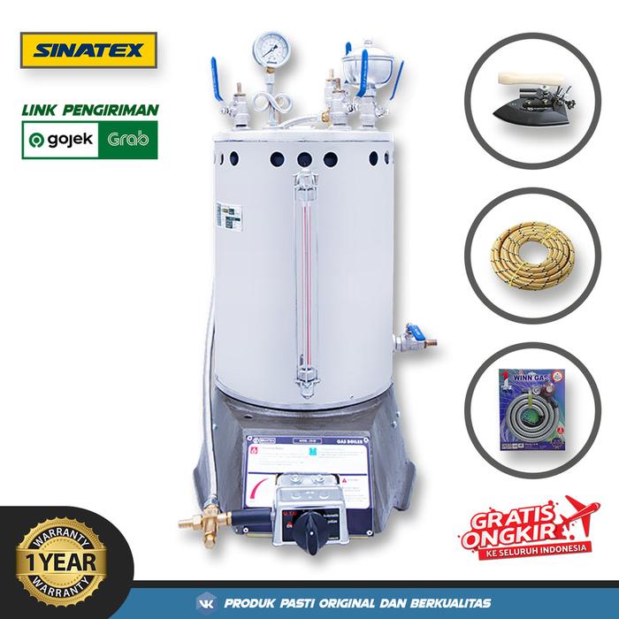 Gambar (GojekGrab) SINATEX Tabung Boiler Setrika Uap Laundry 35 Liter Lengkap Bagus Otomatis - Boiler Saja - LENGKAP + OTO dari Perkakasnation undefined Tokopedia