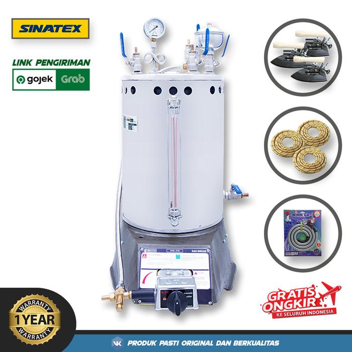 Gambar (GojekGrab) SINATEX Tabung Boiler Setrika Uap Laundry 35 Liter Lengkap Bagus Otomatis - Boiler Saja - LENGKAP 3 dari Perkakasnation undefined Tokopedia