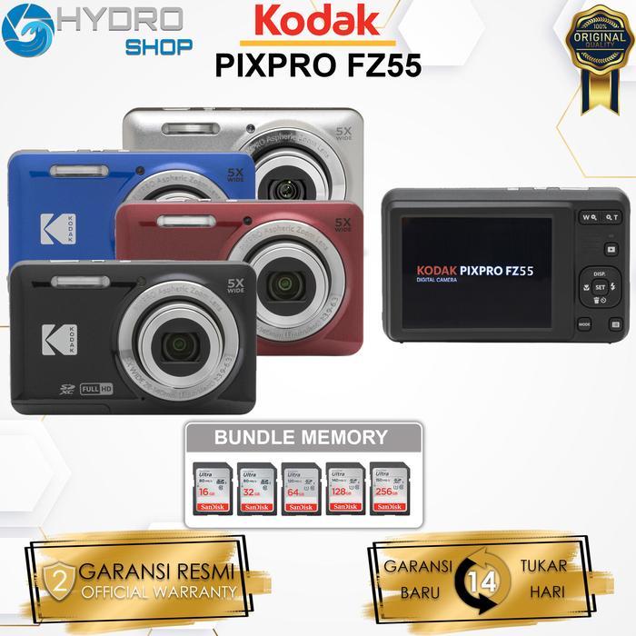 KODAK PIXPRO FZ55 デジタルカメラ　ブラック 新品・未開封 Amazon | Kodak PIXPRO フレンドリーズーム FZ55-BK 16MP デジタル