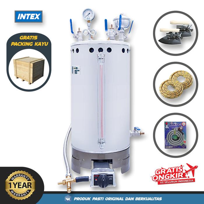 Gambar INTEX Tabung Boiler 15 Liter Setrika Uap Laundry Lengkap Gratis Ongkir - LENGKAP 2 OTO dari Perkakasnation undefined Tokopedia