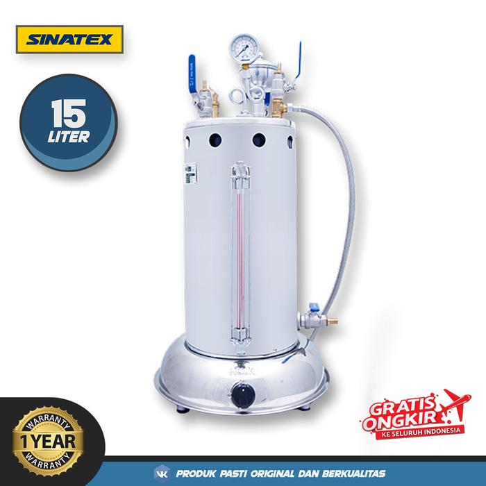 Gambar Sinatex Boiler Setrika Uap Laundry 15 Liter Siap Pakai Lengkap SINATEX - SIAP PAKAI OTO dari Perkakasnation undefined Tokopedia