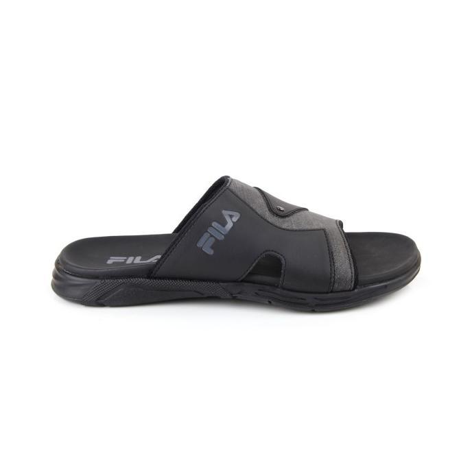 Gambar FILA Sandal Pria Forester - All Black - 40 dari Tapak Dunia- undefined Tokopedia