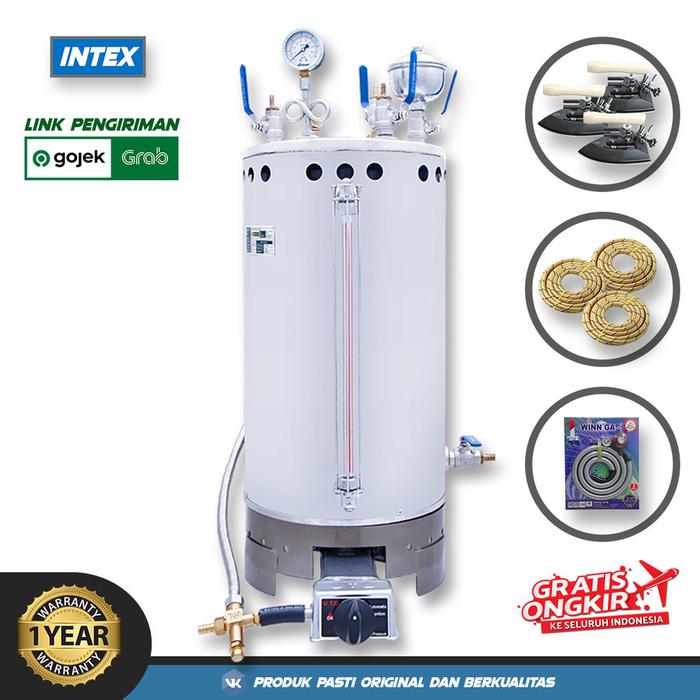 Gambar (GojekGrab) INTEX Tabung Boiler Setrika Uap Laundry 35 Liter Lengkap Bagus Otomatis - Lengkap 2 - LENGKAP 3 + OTO dari Perkakasnation undefined Tokopedia
