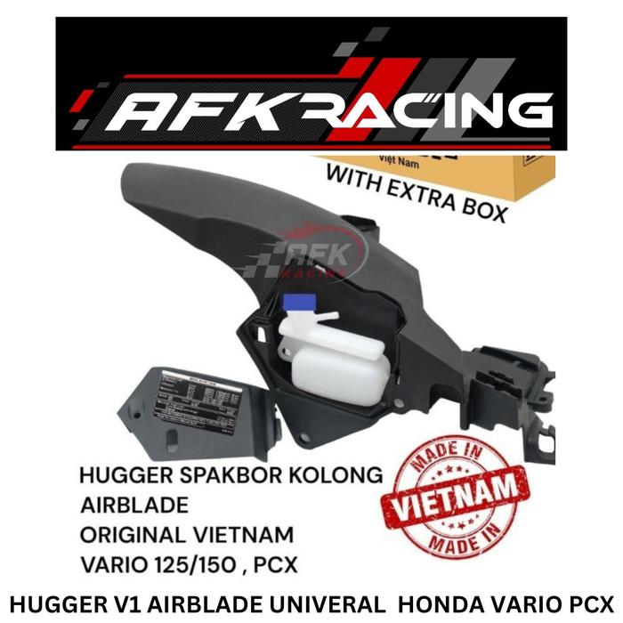 Gambar SPAKBOR KOLONG AIRBLADE MOTOR VARIO 125 150 TAHUN 2012-2020 PCX CBU PCX 2018 HUGGER PNP HUGER AIRBLADE VARIO 125 150 led CONNECTED KEYLESS 160 PCX CBU LOKAL SPAKBOR KOLONG IMPORT VIETNAM HUGGER spakbor kolong airblade AIR BLADE old new vario 125 afk racin - hugger v1 dari afk.racing undefined Tokopedia