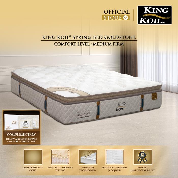 King Koil Goldstone Kasur Spring Bed [Mattress Only] 120 x 200