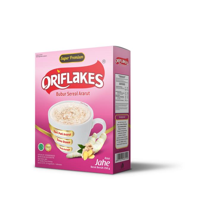 Gambar Oriflakes umbi garut 350 gram solusi asam Lambung  Sereal Oatmeal Granola - Jahe dari Oriflakes store ID undefined Tokopedia