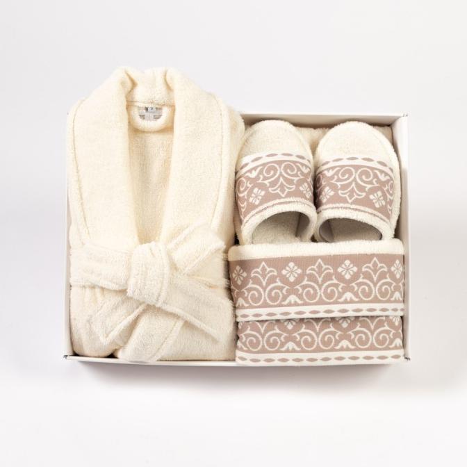 Gambar Howel and Co - Athena (Ultimate Set Handuk 5 in 1) - Oatmeal Ctream, Tanpa Bordir dari Cipta Jaya Jkt undefined Tokopedia