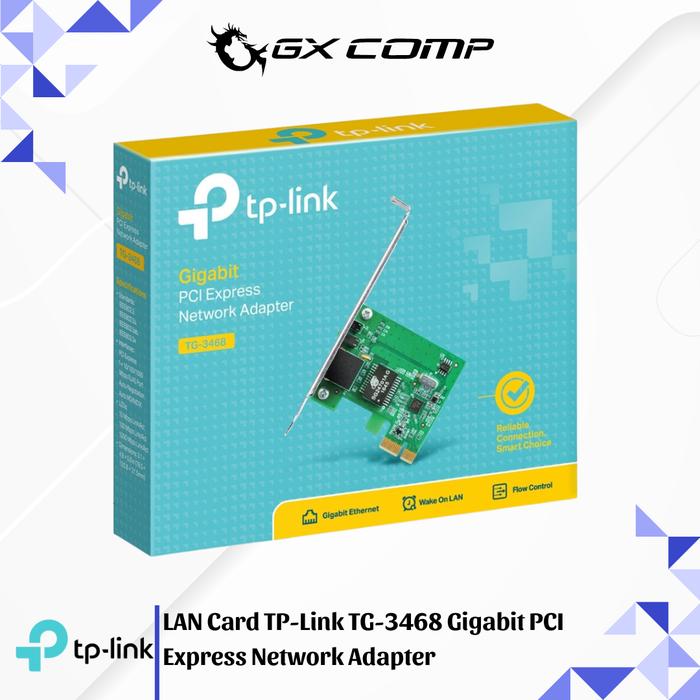 Gambar LAN Card TP-Link TG-3468 Gigabit PCI Express Network Adapter dari GX COMP undefined Tokopedia