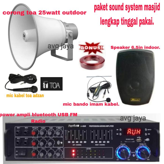 Gambar Sound system masjid paket lengkap Speaker corong toa outdoor, indoor dari Online shop Elektronic undefined Tokopedia