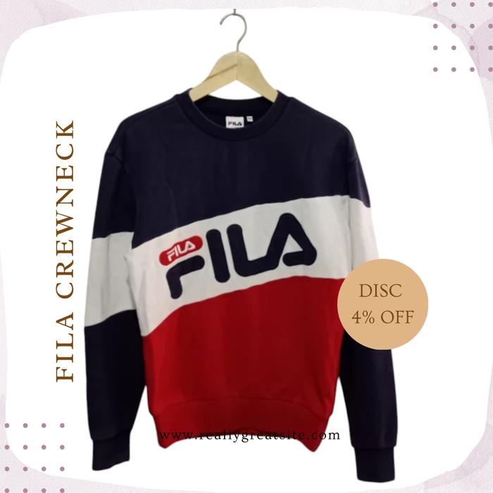 Gambar Crewneck Fila 3 warna | Sweater Fila 3 Tones dari Amanda Shop Chelsea undefined Tokopedia