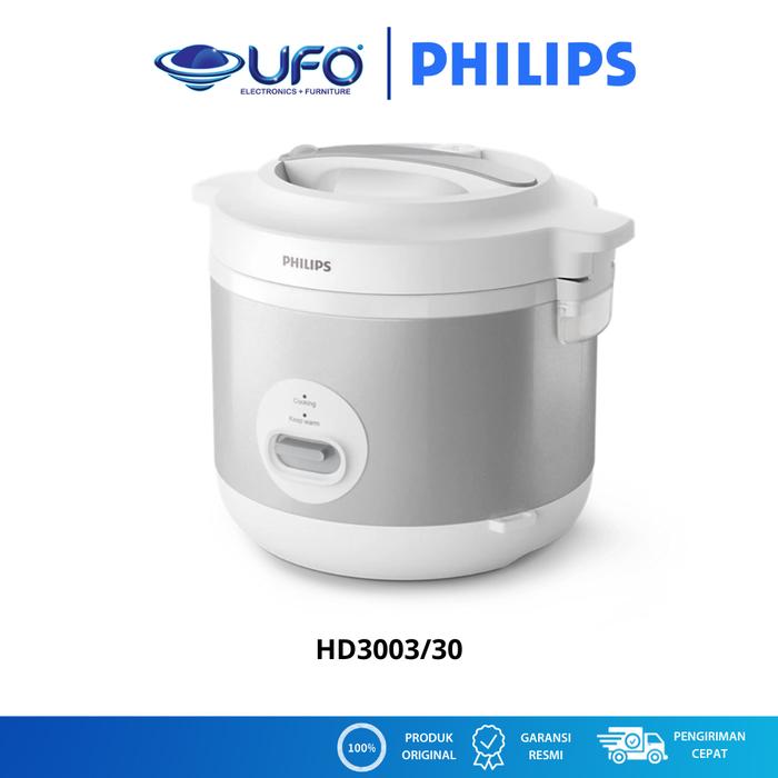 Gambar PHILIPS HD3003/31/32/33/30 RICE COOKER 1.8L - Silver dari UFO ELEKTRONIK SEMARANG undefined Tokopedia