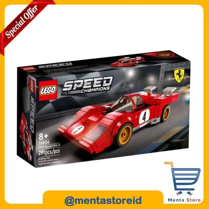 Gambar Lego Speed Champions 76906 1970 Ferrari 512 M Race Cars Collect Build dari CV Sekar Abadi undefined Tokopedia