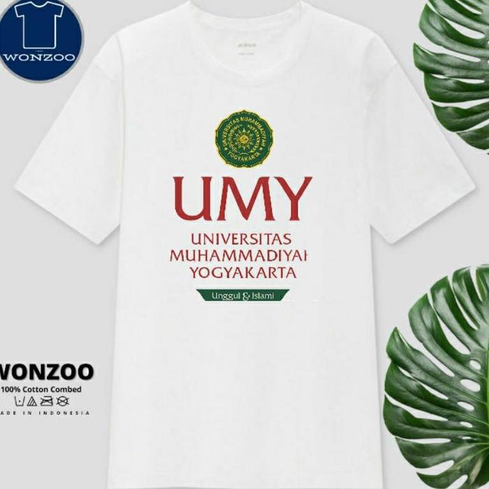 Gambar READY KAOS TSHIRT UMY UNIVERSITAS MUHAMMADIYAH YOGYAKARTA PREMIUM QUALITY - Putih, M dari newclass2 undefined Tokopedia