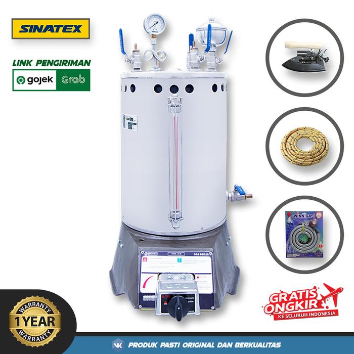 Gambar (GojekGrab) SINATEX Tabung Boiler Setrika Uap Laundry 35 Liter Lengkap Bagus Otomatis - Boiler Saja - LENGKAP dari Perkakasnation undefined Tokopedia