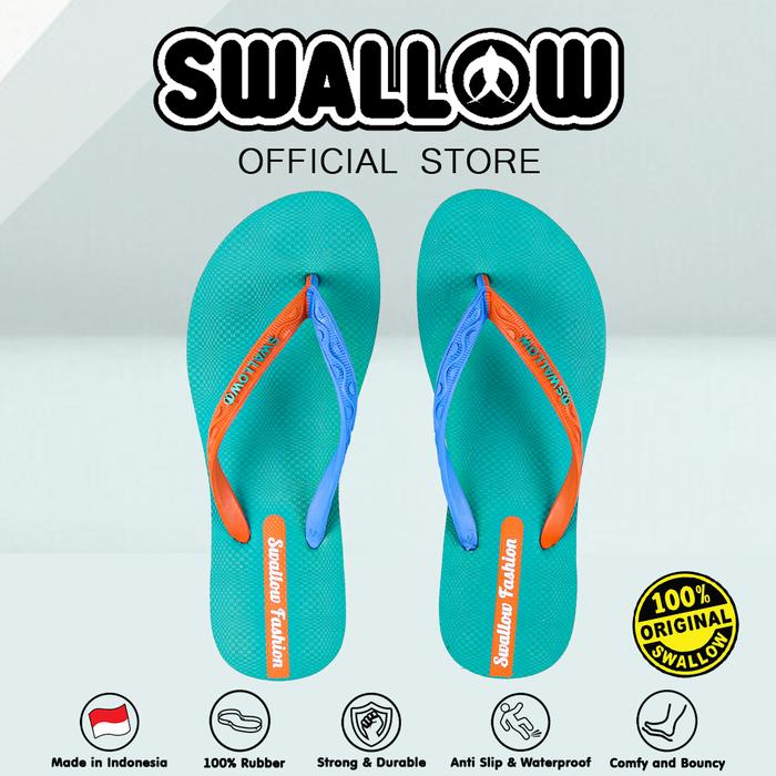 Gambar Sandal Swallow Fashion Female - Hijau, 10 dari Sandal Swallow Indonesia undefined Tokopedia