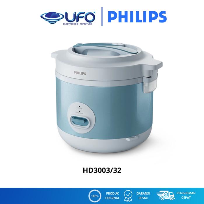 Gambar PHILIPS HD3003/31/32/33/30 RICE COOKER 1.8L - Blue dari UFO ELEKTRONIK SEMARANG undefined Tokopedia