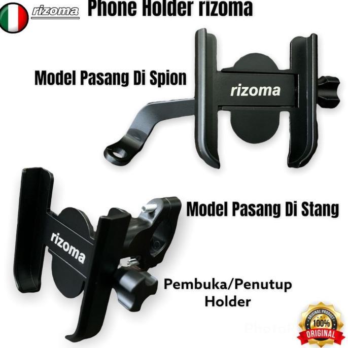 Gambar Terbaru Holder Hp Motor Bahan Full CNC RIZOMA Universal Semua Motor - holder aja, ke Spion dari Chanelgst undefined Tokopedia
