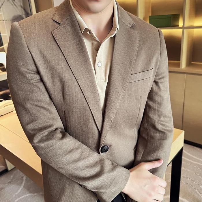 Gambar 2024 High Quality Stylish and Handsome with Tencel ~ Cotton Linen Suit ~ Light Half Lining Suit Cool Breathable Linen Texture dari Seramai Shop undefined Tokopedia