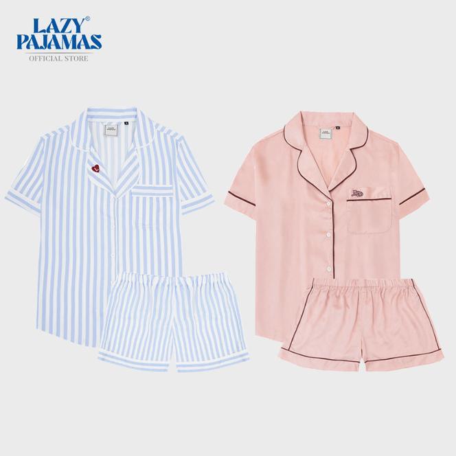 Gambar Bundle Of Play-Jamas & Tencel Silk Pajamas Termurah Ready Terbaik - Blue S + Rose, M dari BatriderShops undefined Tokopedia