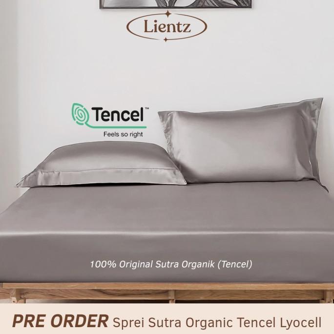 Gambar Sprei Sutra Organic Tencel - Premium Bed Sheet Tencel By Lientz - SPREI SAJA, 180x200 dari kiyostoryyyy undefined Tokopedia