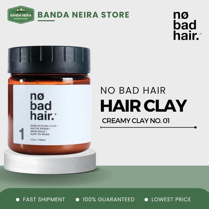 Gambar NO BAD HAIR Styling Creamy Clay - 01 HAIR CLAY, NO BONUS dari Banda Neira Store undefined Tokopedia