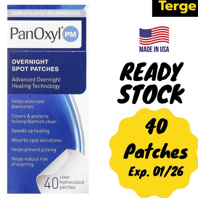 Gambar Promo / Terlaris Plester Jerawat ORI USA PanOxyl PM Overnight Spot Patches - 40 Patches dari Alissyah Shop undefined Tokopedia
