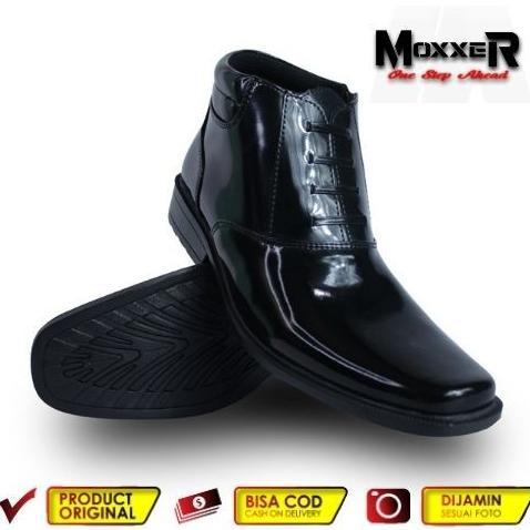 Gambar Terbaru Sepatu PDH Polri Polisi Dinas Kerja Satpam Security Pria PNS Guru Baru - Hitam, 39 dari tokosuppermurahh undefined Tokopedia