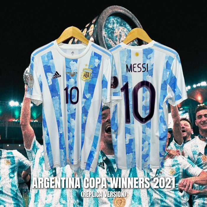 Messi Argentina Jersey 2021 Copa America Jual ARGENTINA