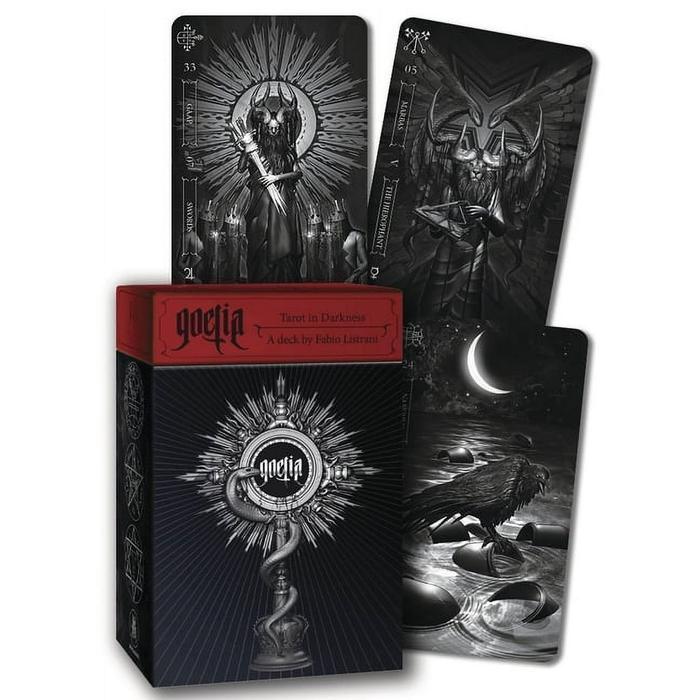 Gambar Goetia Tarot in Darkness by Fabio Listrani | Lo Scarabeo Tarot Deck 9780738770284 - Goetia Only dari Makna Divina undefined Tokopedia